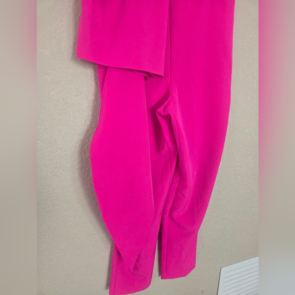 NWOT, NY&C Strapless Pink Jumpsuit XL - Picture 4 of 13